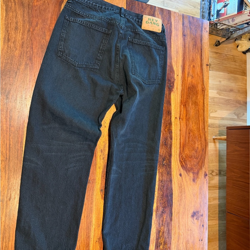 Black hey gang jeans size 27